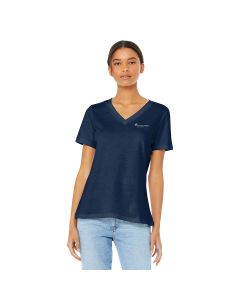 Bella + Canvas - Women's Relaxed Short Sleeve Jersey V-Neck Tee