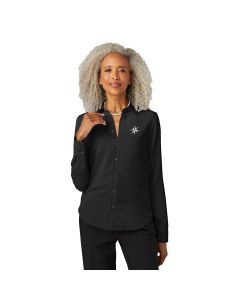 Brooks Brothers Women's Full-Button Satin Blouse