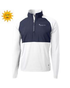 Cutter & Buck - Mens Adapt Eco Knit Hybrid Recycled Quarter Zip